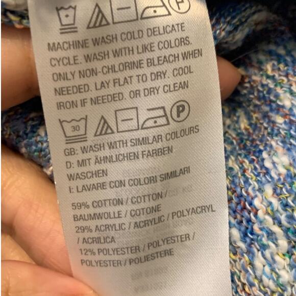 All Worthy V neck buttoned oversize cardigan size S - Picture 4 of 7